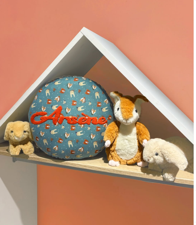 Coussin lapin pour Arsène